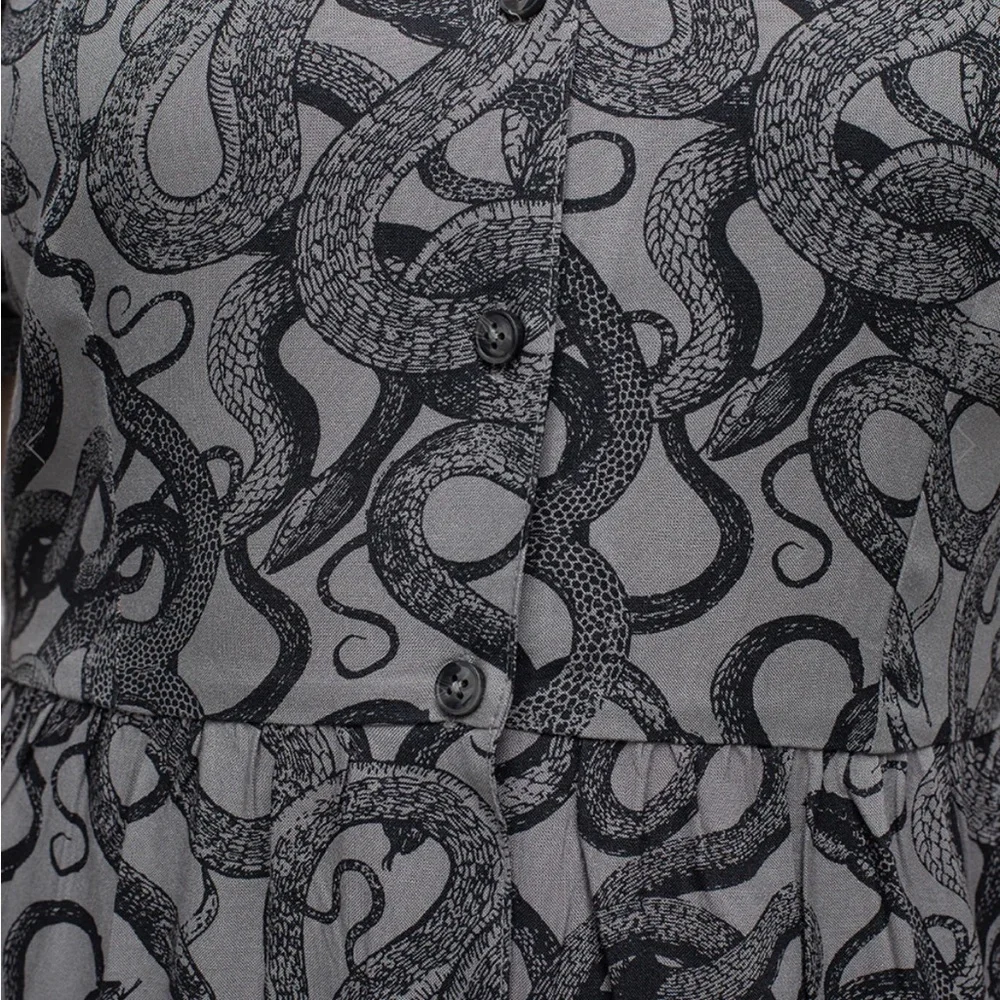 Disturbia snake print midi dress - Picture 4 of 7